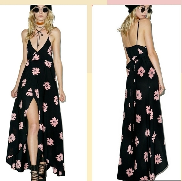 𝅺wildfox Couture Pink Daisy Atlantis Wrap D… - Picture 1 of 7